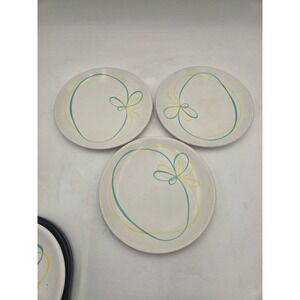 Russel Wright Northern Melmac Flair Gaytime Plates Set of 3 MCM 7.5in